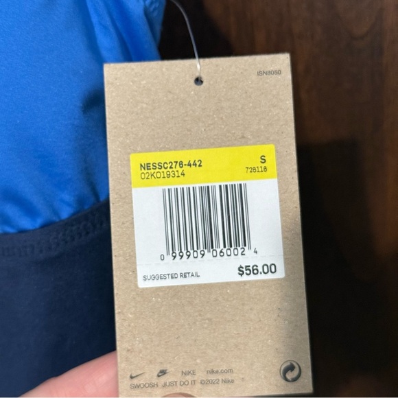 NWT Nike Swim active Tank Top Womens Size S colorblock racerback tankini - Picture 6 of 10